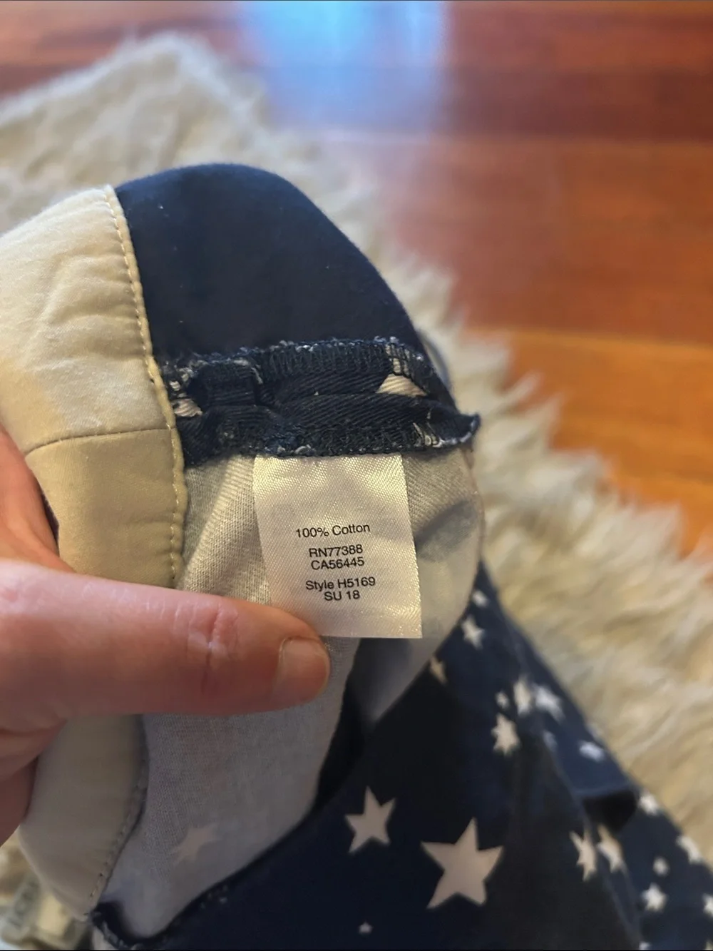 Jcrew Women’s Navy Star Print Cotton Chino Shorts
